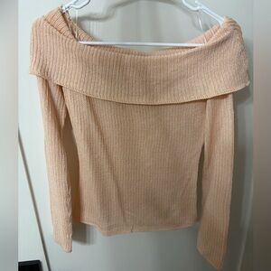 Rina Long Sleeve Knit Top - Blush